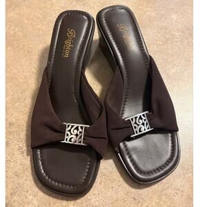 Brighton Isabel wedge sandals size 9